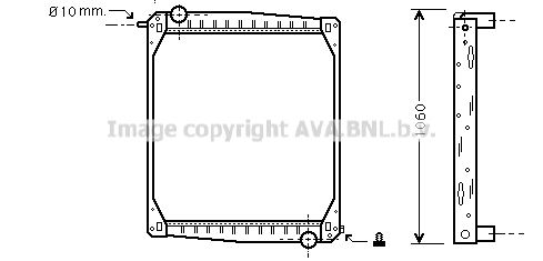 AVA QUALITY COOLING Radiaator,mootorijahutus SC2012